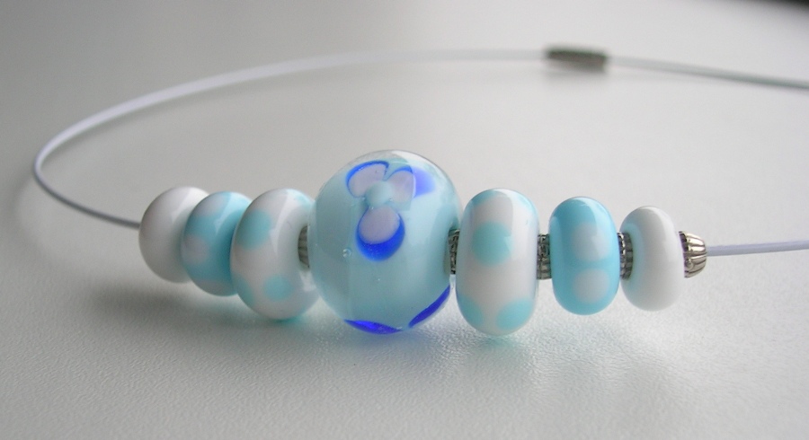 Ketting zachtblauw
